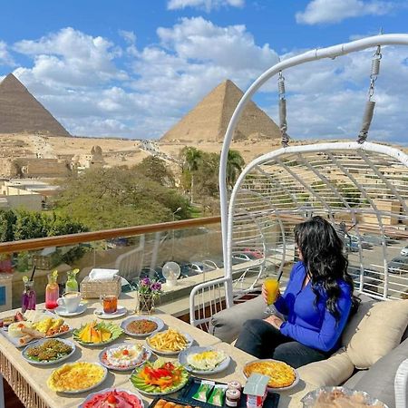 Tree Lounge Pyramids View Inn , Sphinx Giza Kafret el-Gabal 外观 照片