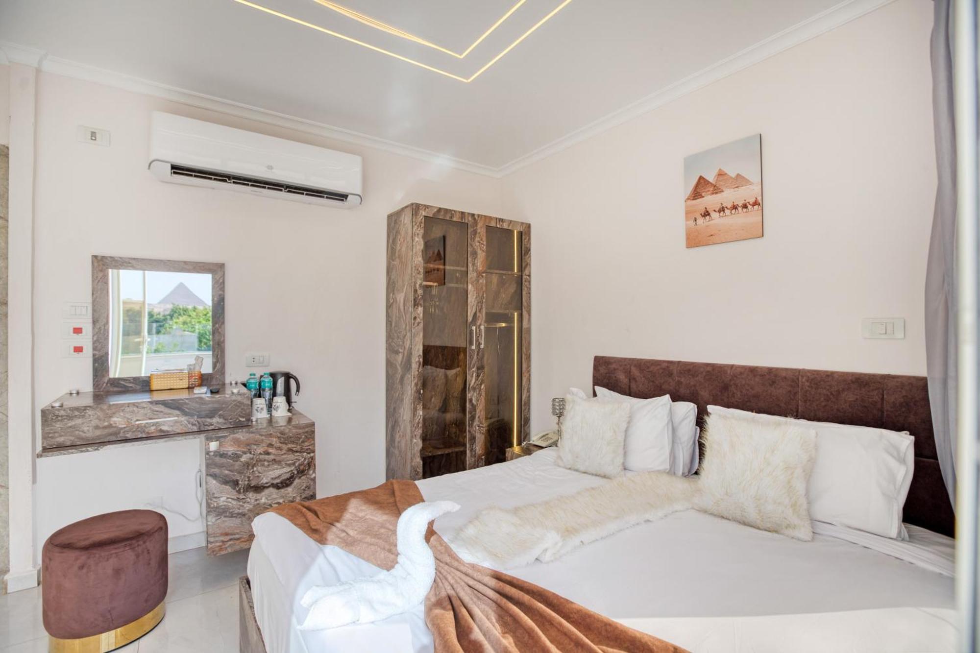 Tree Lounge Pyramids View Inn , Sphinx Giza Kafret el-Gabal 外观 照片
