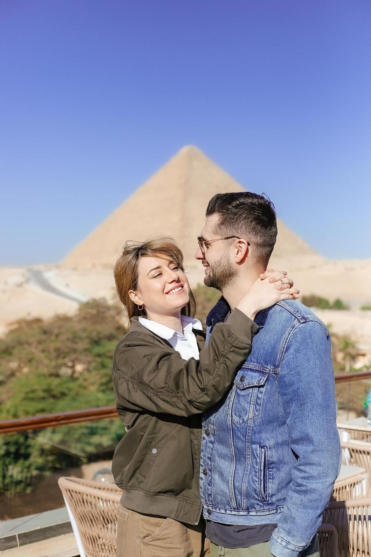 Tree Lounge Pyramids View Inn , Sphinx Giza Kafret el-Gabal 外观 照片