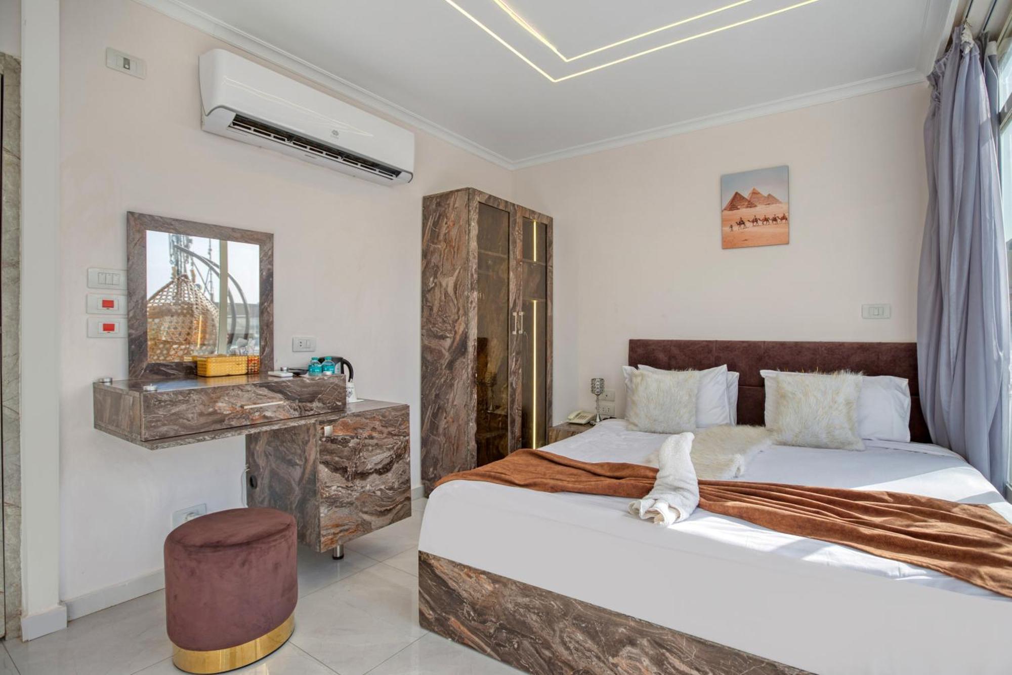 Tree Lounge Pyramids View Inn , Sphinx Giza Kafret el-Gabal 外观 照片